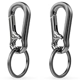 2 Stück Karabinerhaken Klein,Karabiner Schlüsselanhänger,Schlüssel...
