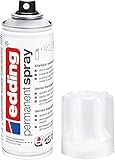 edding 5200 Permanent Spray Klarlack - transparent seidenmatt - 200 ml - Acryllack für...