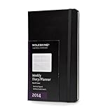 2014 Moleskine Large Diary Weekly Vertical Hard (Moleskine Diaries): Mit engl....