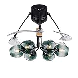 Ceiling Fan DFVV Deckenventilator für Moderne Ventilatoren mit Licht und...
