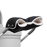 Newpop kinderwagen handwärmer handschuhe, kinderwagenmuff mit warme Fleece und Baumwolle,...
