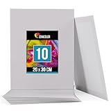 Zenacolor Leinwand 20x30 10er Set - Leinwand Zum Bemalen 20x30-100% Säurefreie Baumwolle...