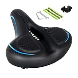 Wowstar Fahrradsattel, Übergroßer Gel Fahrradsitz Damen Herren Bequem...