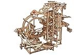 UGEARS 3D Puzzle Kugelbahn Holz - DIY Spielset Murmelbahn Holz mit einen Hebemechanismus...