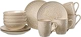 Frühstücksservice Omara, 12-teilig, Beige