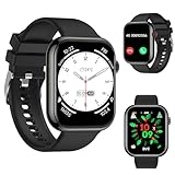 Smartwatch für Herren/Damen mit Telefonfunktion - 1,85' Bildschirm Fitnessuhr,...