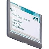 Durable Türschild Click Sign, 149 x 105,5 mm, zum Ankleben oder Anschrauben, graphit,...