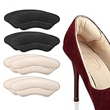 Sibba 8 Stück Fersengriffe für Damen zu große Schuhe, selbstklebende Schuh-Pads...