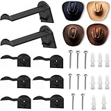 Hut Halterung Wand Cowboy, 8 Stück Hut Rack für Cowboyhüte,...