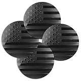 Zentrale Radabdeckung der Flagge: Radnabenabdeckungen aus Aluminiumlegierung, 4 Stück,...