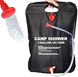 Namvo Tragbare Outdoor Solar Duschtasche Camp Shower Bag 5 Gallonen/20L mit...