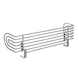 HI Herdschutzgitter Metall (ca. 60 x 18,5 x 14 cm) - Schutzgitter Herd, Herdschutzgitter...