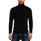 Toocool Rollkragenpullover Herren Baumwolle für den Winter, hochgeschlossen, schmal...