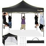 HOTEEL Pavillon 3x3 Wasserdicht Stabil Winterfest, Faltpavillon Gartenpavillon Pop Up...