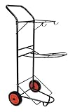 AMKA Sattelhalter Sattelwagen Sattelcarry Sattelcaddy Sattelablage-Rollwagen...