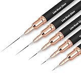 Nagelkunstpinsel, 5 Stück Nagelkunst Liner Pinsel, Malerei Kunst Design...