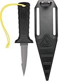 Cressi Mamba Knife Titanium Alloy-Tauchermesser mit schlankem, spitzem Design, 7 cm Klinge...