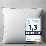 Traumkissen zum Reinkuscheln - Made in Germany Kissen 80x80 - Kopfkissen 80x80...