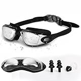 LOUSTOP Schwimmbrille Herren, Anti-Beschlag UV-Schutz Schwimmbrille Damen, 180°...