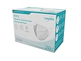 EUROPAPA 20x FFP2 Weiss Masken Atemschutzmaske 5-Lagen Staubschutzmasken hygienisch...