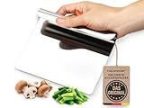 Hausfelder VIELZWECK-KÜCHENHELFER aus 18/10 Edelstahl, 12x14 cm - Gemüseschaufel,...