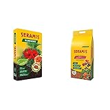 Seramis Torffreie Blumenerde 40 l – lockere Erde mit Pflanz-Granulat zur Wasser- und...