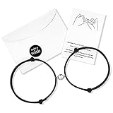 Wilacia Jahrestag Geschenk für Ihn, Pärchen Armband Paar Armbänder, Magnetisches Couple...