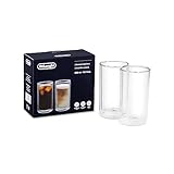 De'Longhi Cold Brew Gläser DLSC325 Doppelwandige Thermogläser, 2er-Set,...