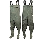 Magic Baits Wathose Wader Watstiefel Watbekleidung PVC Nylon Wasserdicht Anglerhose (44)