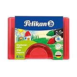 Pelikan 722942 - Wachsmalstifte 665 / 8d dreieckig, wasserfest