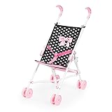 Bayer Design 30560AA Puppenbuggy, zusammenklappbar, Doppelräder, Sicherheitsgurt