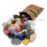 Edelstein Set | Bunter Mix an natürlichen Trommelsteinen | Mischung aus echten...