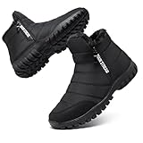 Bravover Winterstiefel Herren Schneestiefel Winterschuhe Warm Gefüttert...