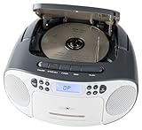 Reflexion CD-Player mit Kassette und Radio für Netz- und Batteriebetrieb (PLL...
