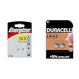 Energizer Alkaline Knopfzelle 189 2er Pack & Duracell Spezialzellen LR44 Alkali-Knopfzelle...
