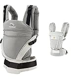 manduca Babytrage XT (Einheitsgröße, grey-white) & Ergobaby Adapt Babytrage für...