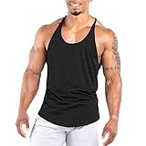 Agilelin Herren Muskel Stringer Tanktop,Gym Trainings Muskelshirts,Strecken Sport...