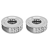 Tynmoel 2X Teewärmer Kaffeewärmer Aus Edelstahl mit Teelichthalter Teesockel Hohl...