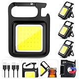 MAKDAK Schlüsselanhänger Taschenlampen Cob Schlüsselanhänger Arbeitslicht...