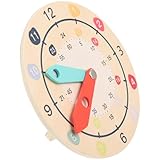Toyvian Lernuhr Holzspielzeug mit Digitaler Anzeige Pädagogisches Zeitlernspielzeug für...