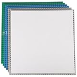 HUIZDQ 6 Platte Set Bauplatte kompatibel mit den meisten Marken, Peel und Stick...