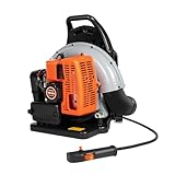 63cc 2-Takt 3,6 PS Benzin Laubbläser Rückenlaubbläser Gartenbläser Benzinmotor...
