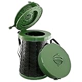 CAGERSON Upgrade XXL Größe Einziehbare Tragbare Toilette Reise Toilette Einstellbare...