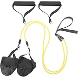 Kisangel 1 Satz Golf Übungsseil Gelbe TPE Schwimmgürtelseile Schwimmpaddel Für Die...