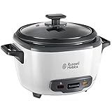 Russell Hobbs 27040 Großer Reiskocher - bis zu 14 Portionen mit Dampfkorb, Messbecher und...