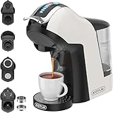KOTLIE EM-308A 5-in-1-Kapsel-Kaffeemaschine 19 Bar 5in1 Multicapsule Espresso...