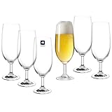 LEONARDO HOME Biergläser DAILY (6er Set) • Stoßfeste Pilsgläser (360 ml) •...