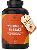 Weihrauch Kapseln Hochdosiert - 28000mg (14:1) Extrakt pro Tag - 360 Kapseln -...