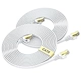 BUSOHE Cat 8 Ethernet Kabel 3 Meter 2-Stück, Hochgeschwindigkeits- Gigabit RJ45 LAN...