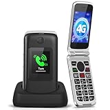 Tosaju 4G Seniorenhandy ohne Vertrag Klapphandy 1200 mAh Akku Lange Standby Mobiltelefon...